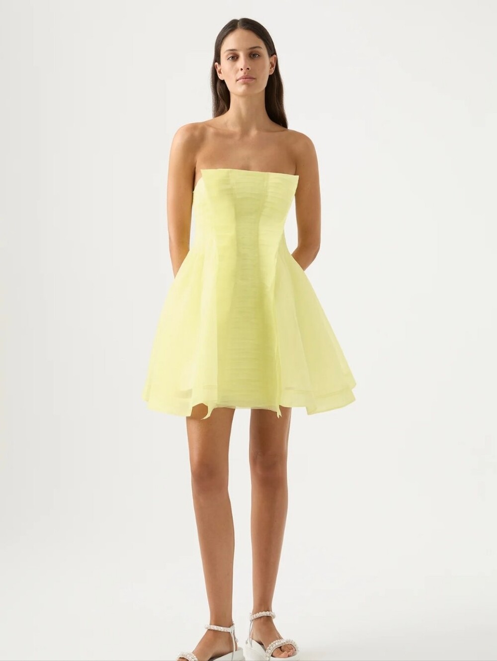 AJE Astrid Strapless Mini Dress